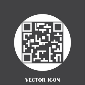 智能手机的 qr 码金属框架的文本