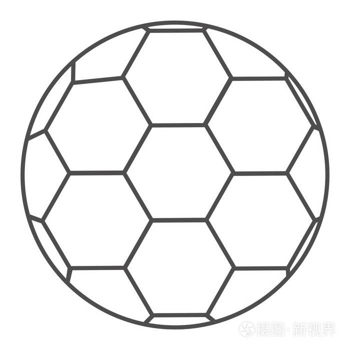 足球花纹平面图图片