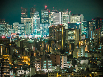 日本观察房间夜景