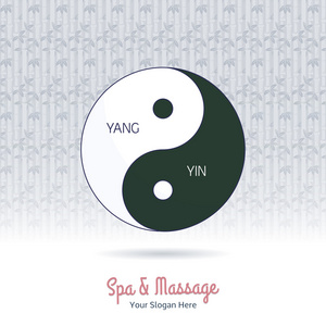 阴阳和谐与平衡的象征照片