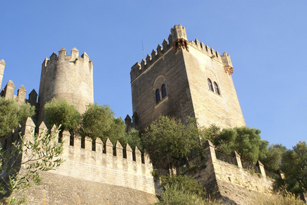 阿尔莫多瓦城堡在西班牙