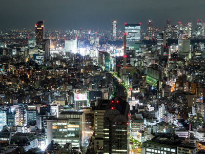 日本观察房间夜景