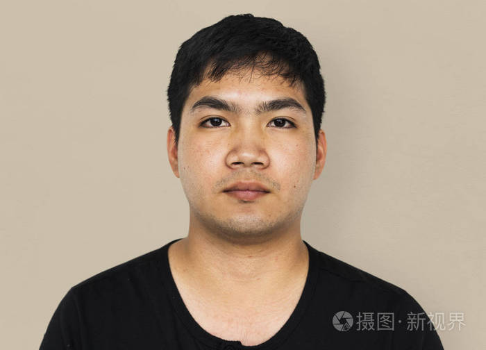 成人亚洲种族的人脸