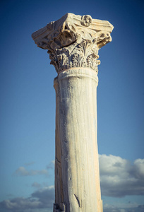 古代的 Kourion 的废墟