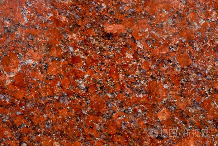 红色大理石瓷砖纹理背景与裂缝