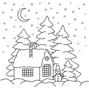 房子和树图片-房子和树素材-房子和树插画-摄图新视界