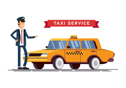 出租车司机的电话与智能手机服务背景