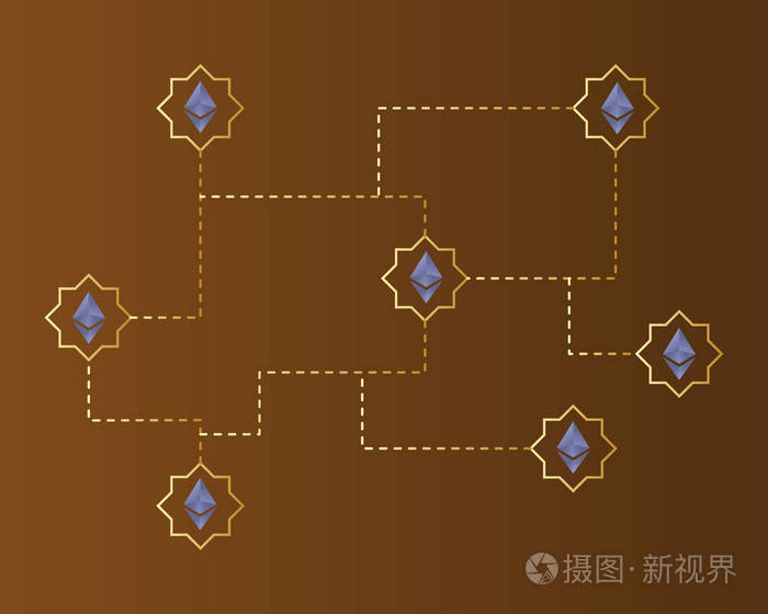 虚灵议会经典 blockchain 电路背景