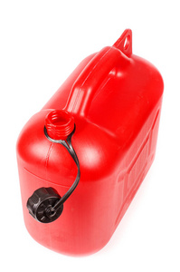 红色塑料汽油罐