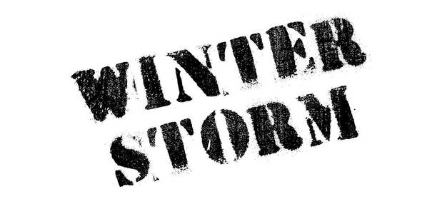 冬季风暴橡皮图章图片
