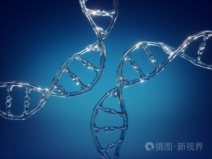 3d 渲染, dna 螺旋, 链, 微生物学, 生物技术, 基因组编辑, 抽象科学