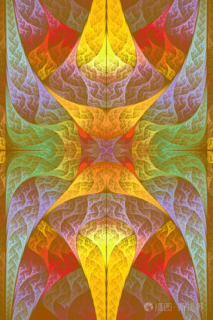 分形艺术背景的创意设计.装饰壁纸桌面, 海报, 封面的小册子.