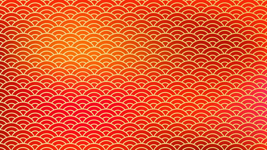 传统的红金色云彩.新年背景.图照片