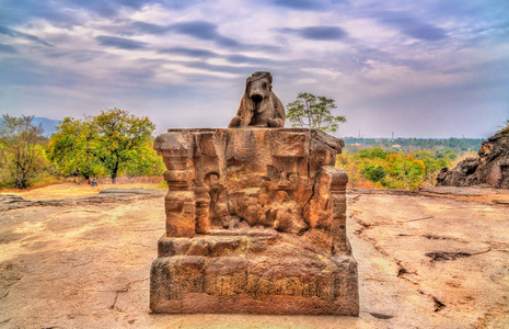 Rameshwar 寺, 洞穴21在埃洛拉建筑群。教科文组织世界遗产遗址在印度的马哈拉施特拉邦