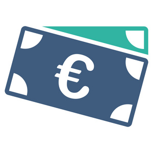欧元纸币图标