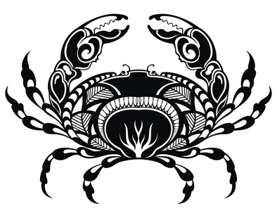 螃蟹矢量图照片