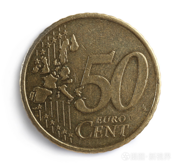 五十美分的硬币