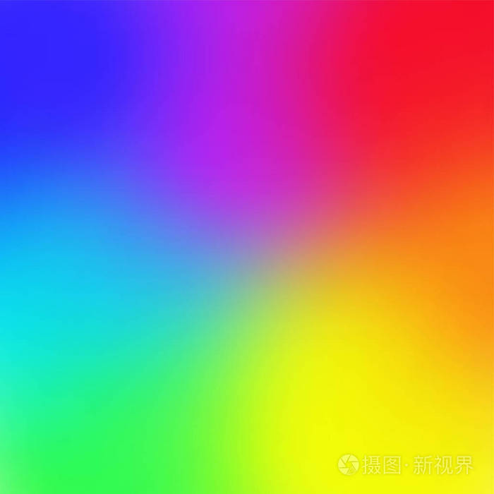 彩虹色渐变网格背景时尚风格矢量插画