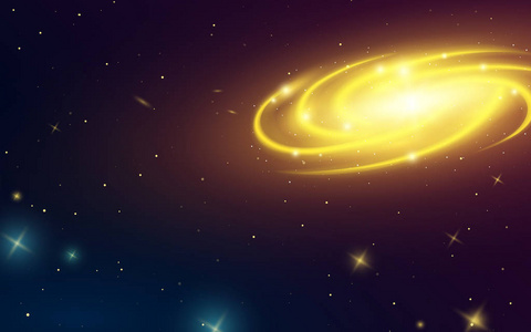 太阳系中的行星.星星在黑暗中.天文卡.背景或霓虹灯海报的网站.