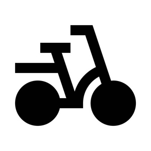 自行车标志矢量图