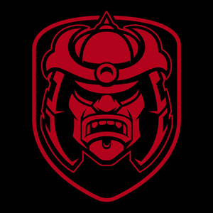 武士标志设计照片