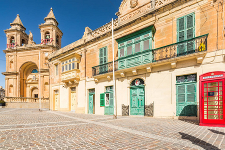 马耳他 Marsaxlokk 镇广场