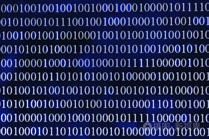 二进制代码抽象背景现代技术网络通信与网络数据