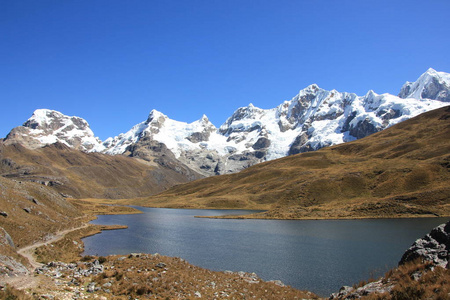 秘鲁安第斯山脉的湖泊