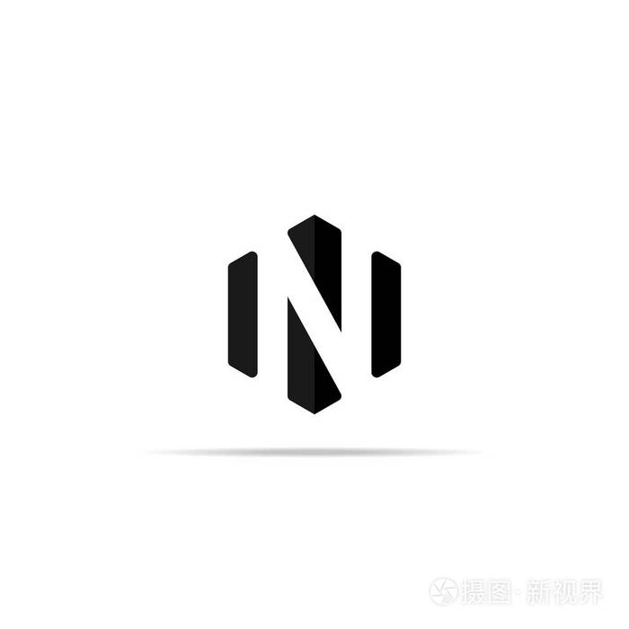 N字母创意logo设计图片