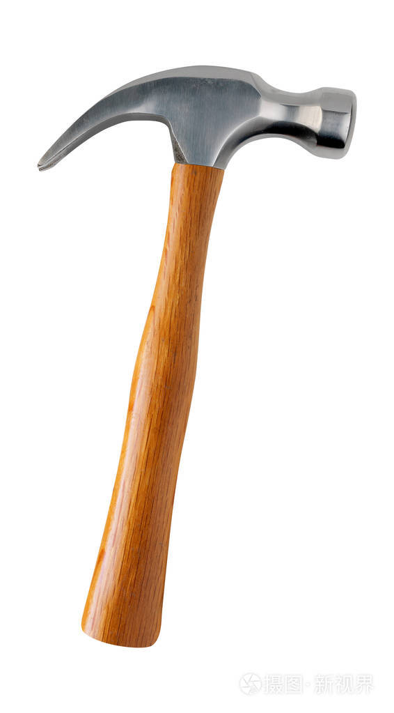 孤立在白色背景上的锤子照片-正版商用图片0o94n9-摄图新视界