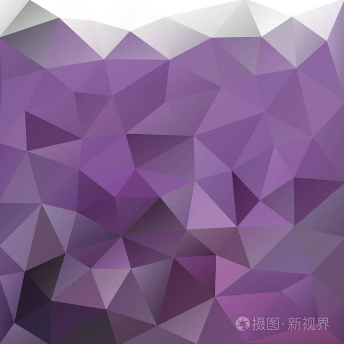 虹膜紫色和白色多边形背景