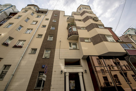 莫斯科现代住宅高层建筑