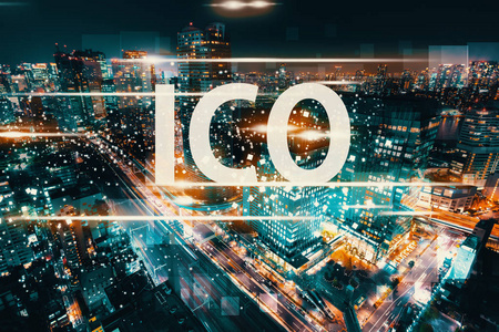 与东京鸟瞰的 Ico