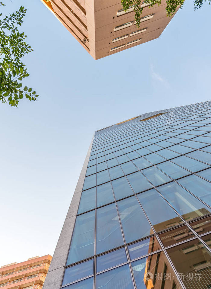 日本在东京的新宿摩天大楼的街景照片 正版商用图片0o964g 摄图新视界