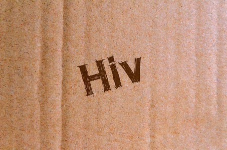 hiv 纸盒, 纸板, 棕色字母
