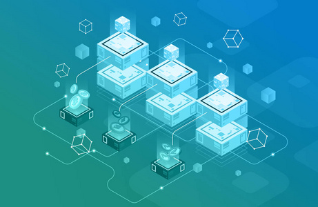 具有抽象几何元素的创造性插图照片