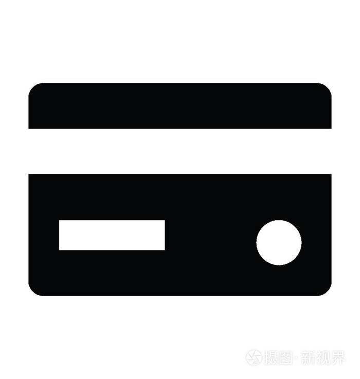 信用卡平面矢量图标插画-正版商用图片0o9mwe-摄图新视界