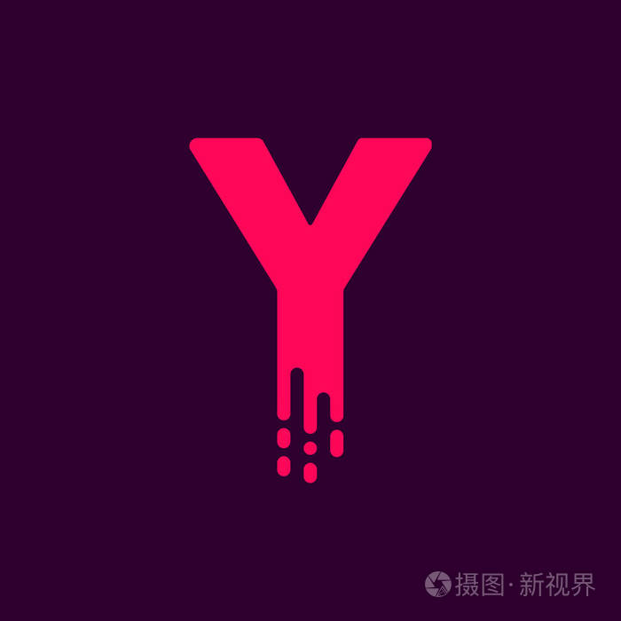 矢量徽标字母y字母设计向量