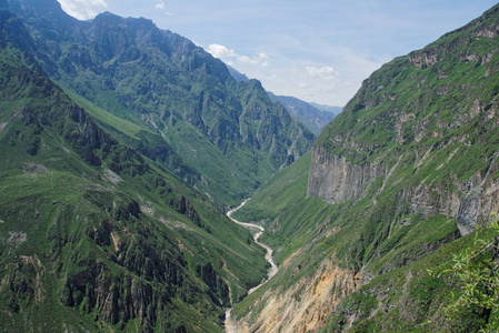 Colca 峡谷在阿雷基帕地区