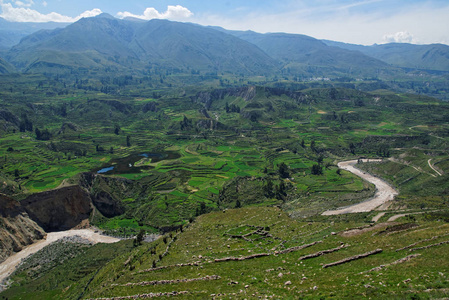 Colca 峡谷在阿雷基帕地区