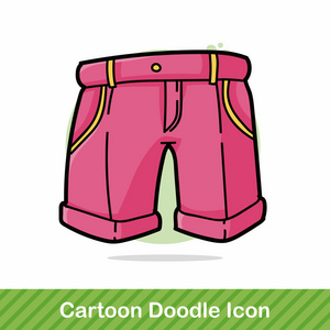 裤子涂鸦矢量图照片