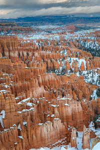 在犹他州布莱斯峡谷 Hoodoos