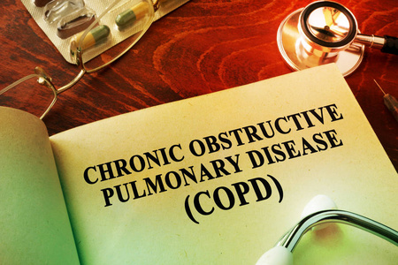 书名为慢性阻塞性肺疾病COPD。