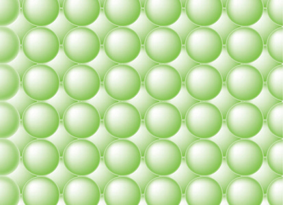 明亮的绿色背景, 有规律的气泡图案。格式向量和 jpg
