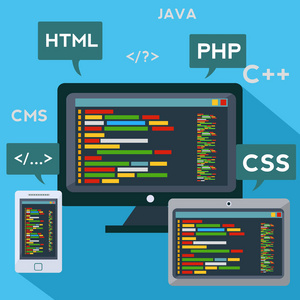 多个平台代码编程自适应软件矢量的概念