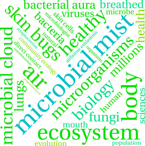 微生物的雾词云图片