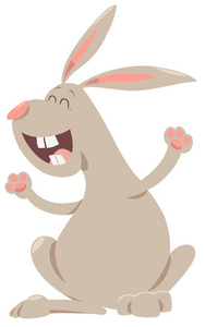 快乐兔动物字符