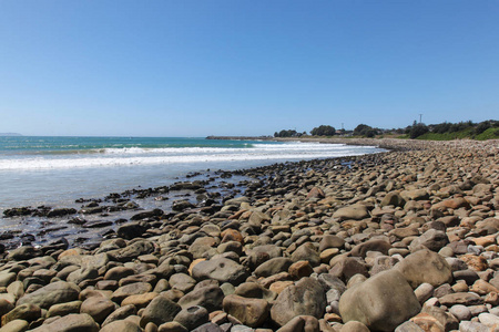 拥挤头在新南威尔士北部海岸是一个美丽的未被破坏的地区与许多美丽的海滩和岬为人们享受