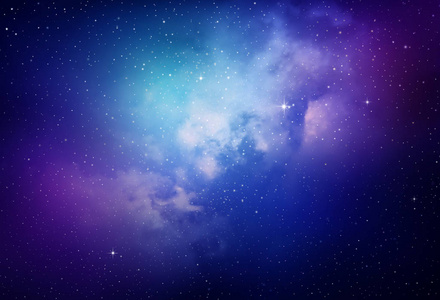 繁星点点的夜空照片