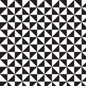 黑色和白色的三角形横向模式的背景